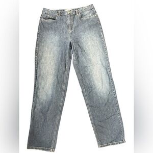 Talbots Vintage Blue Denim Stretch Casual Jeans Size 12 Women’s